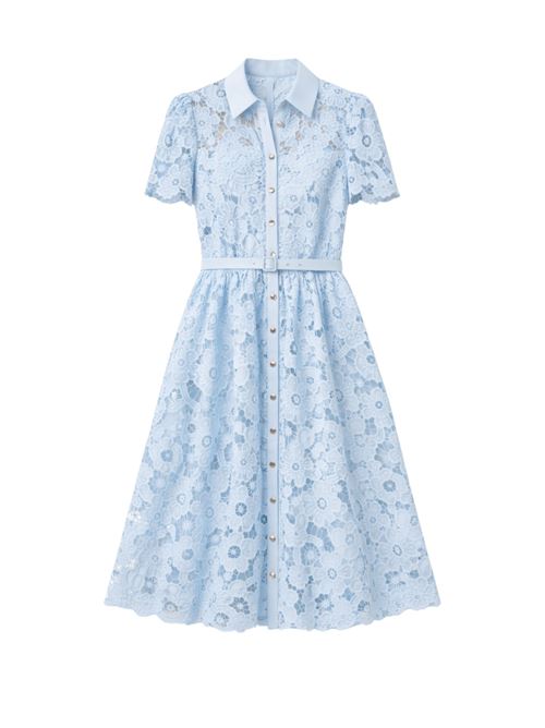 Midi dress SELF PORTRAIT | AC26024MBLBLUE